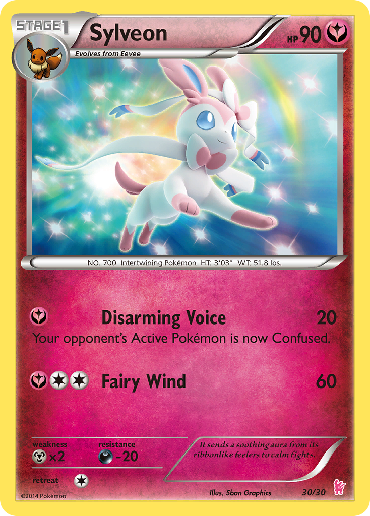 Sylveon Pokémon card
