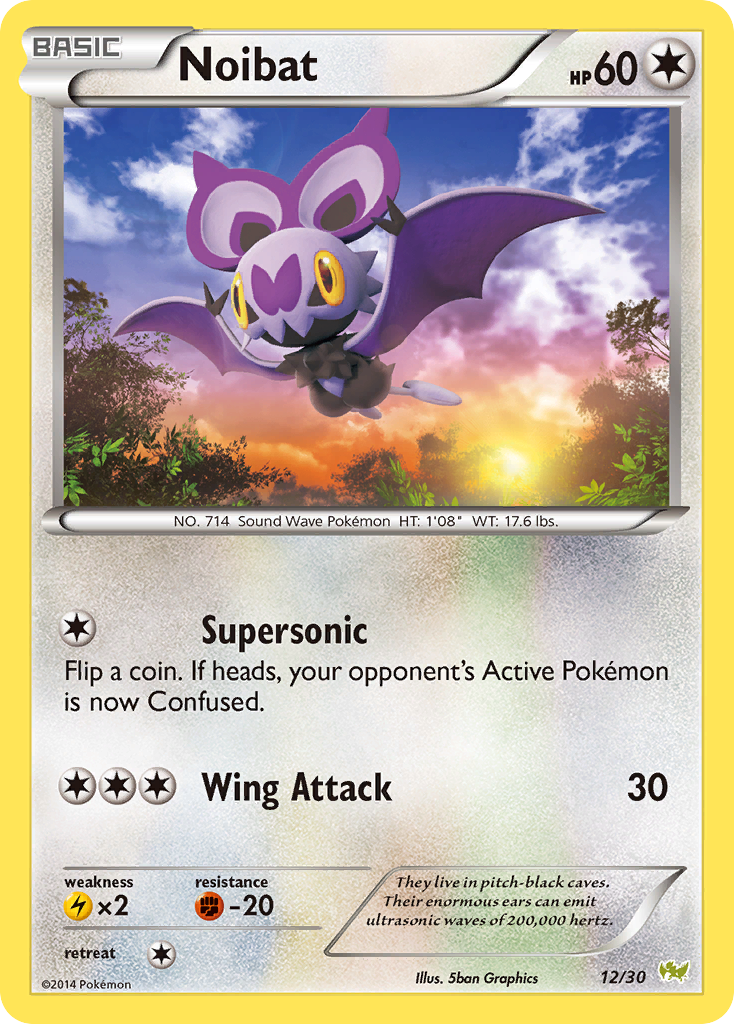 Noibat Pokémon card