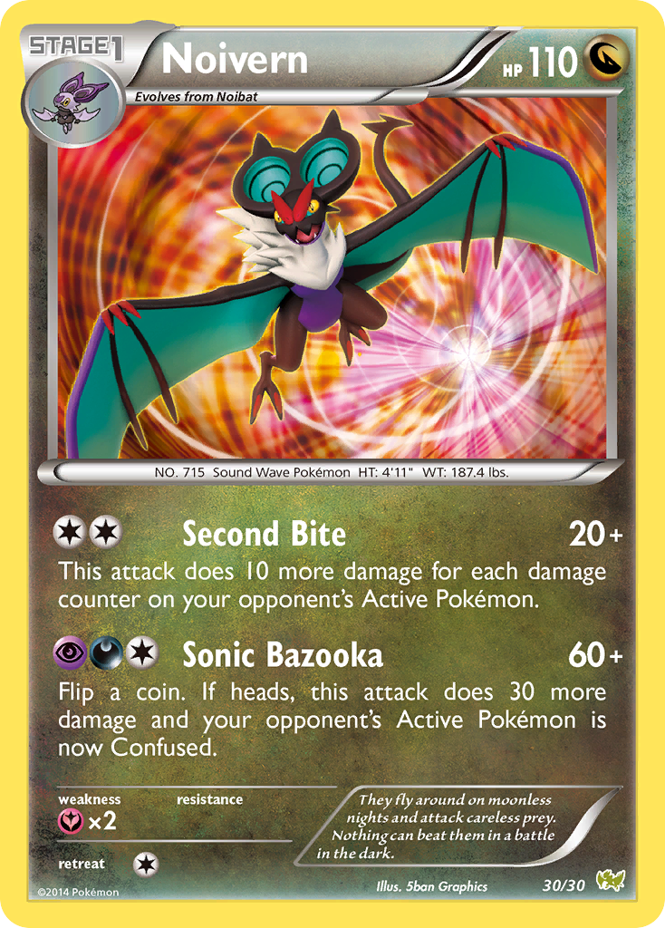 Noivern Pokémon card