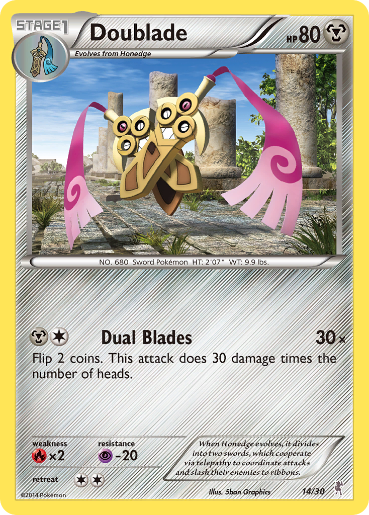Doublade Pokémon card