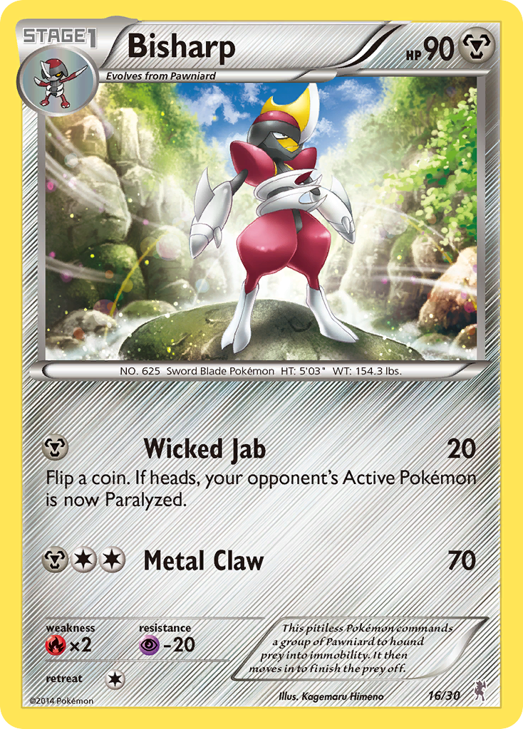 Bisharp Pokémon card