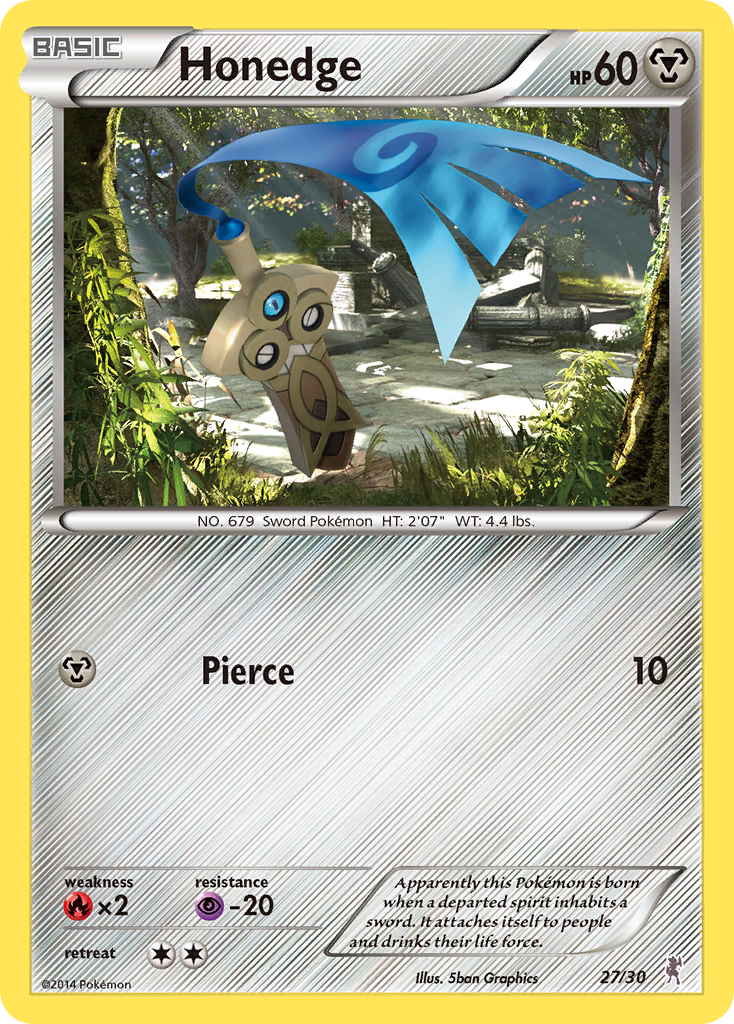 Honedge Pokémon card