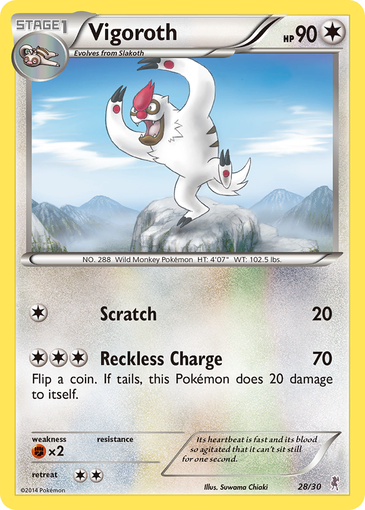 Vigoroth Pokémon card