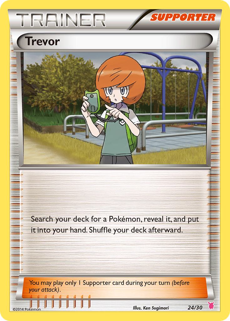 Trevor Pokémon card