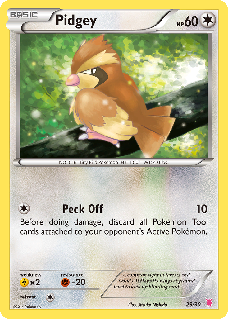 Pidgey Pokémon card