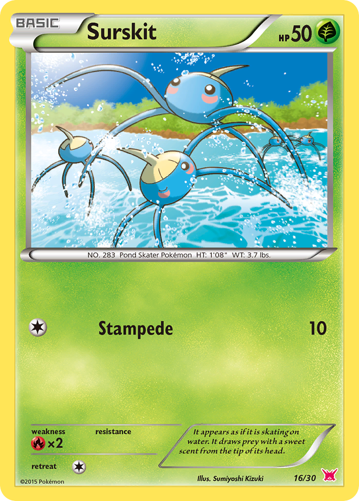 Surskit Pokémon card