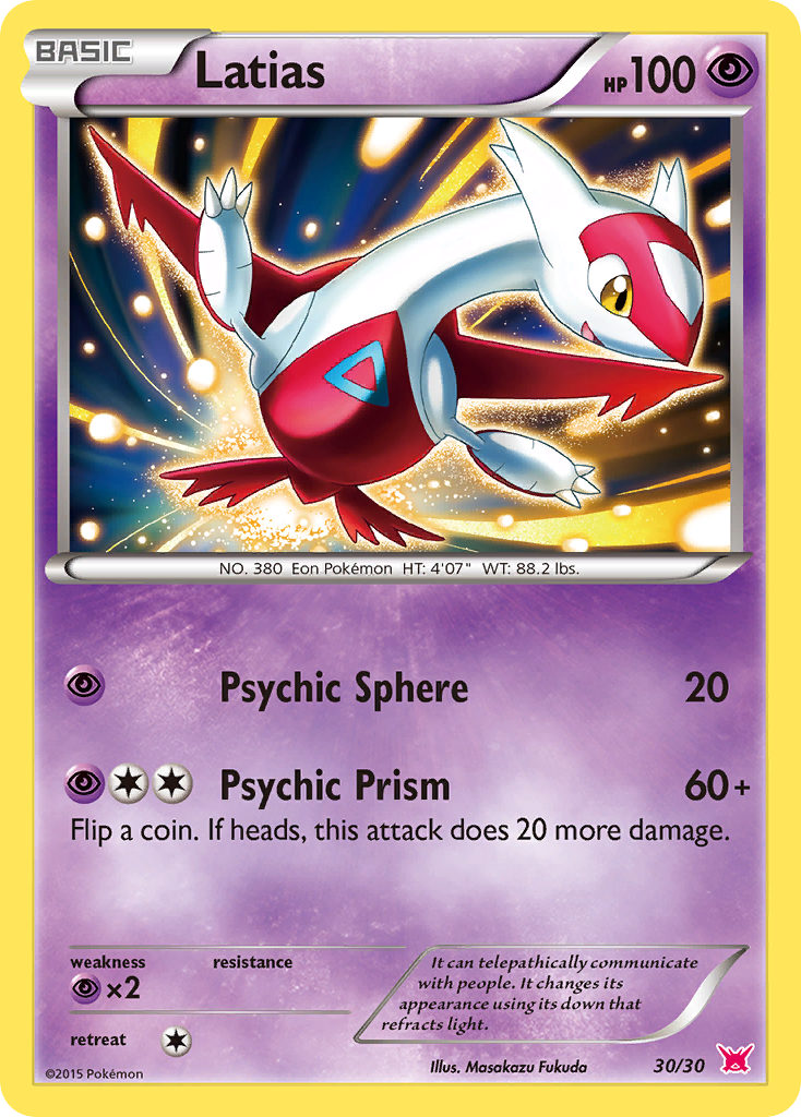 Latias Pokémon card