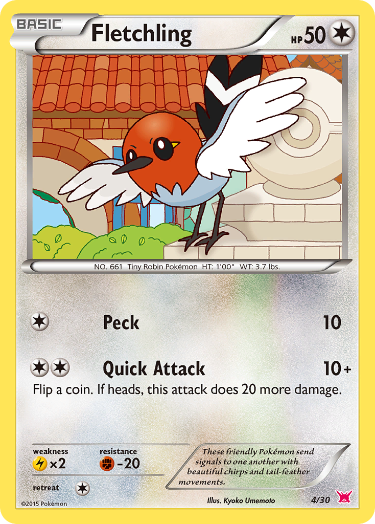 Fletchling Pokémon card