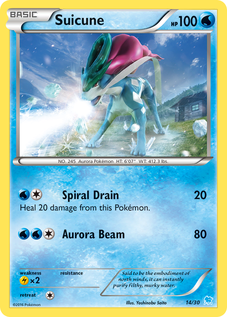 Suicune Pokémon card