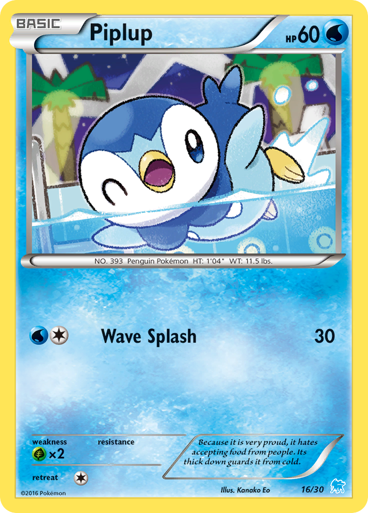 Piplup Pokémon card