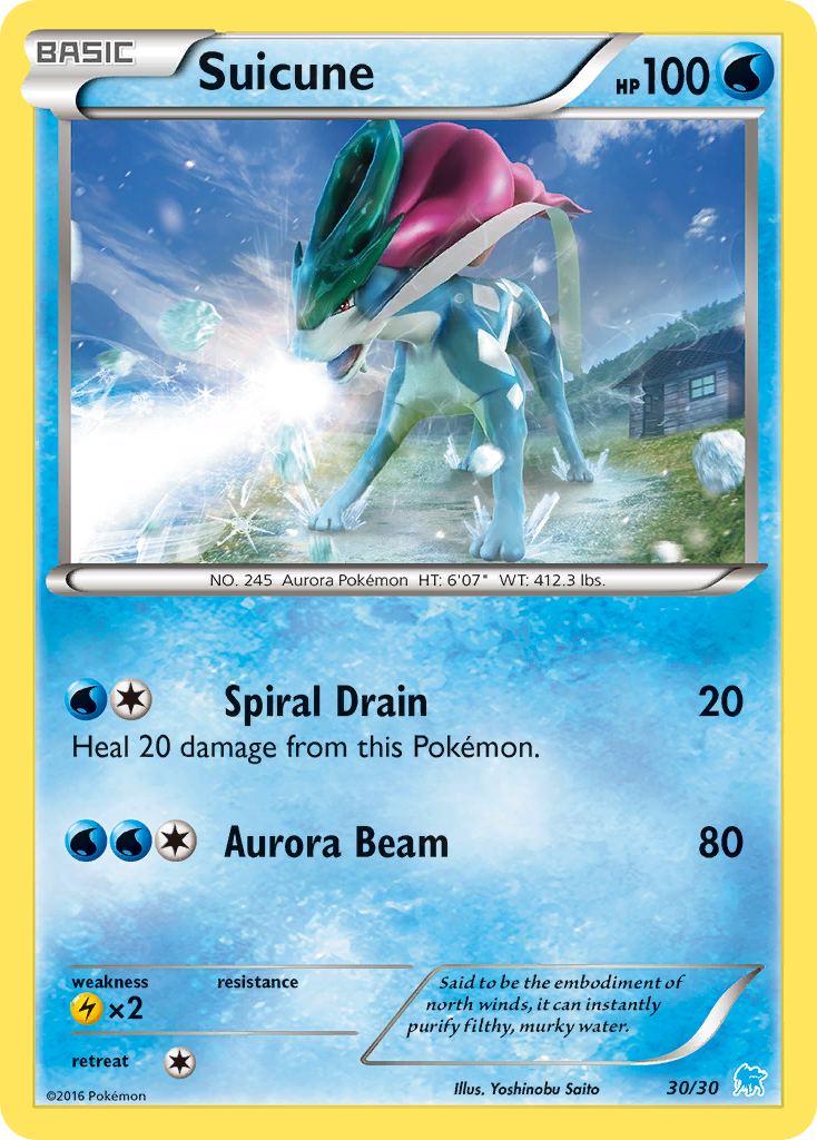 Suicune Pokémon card