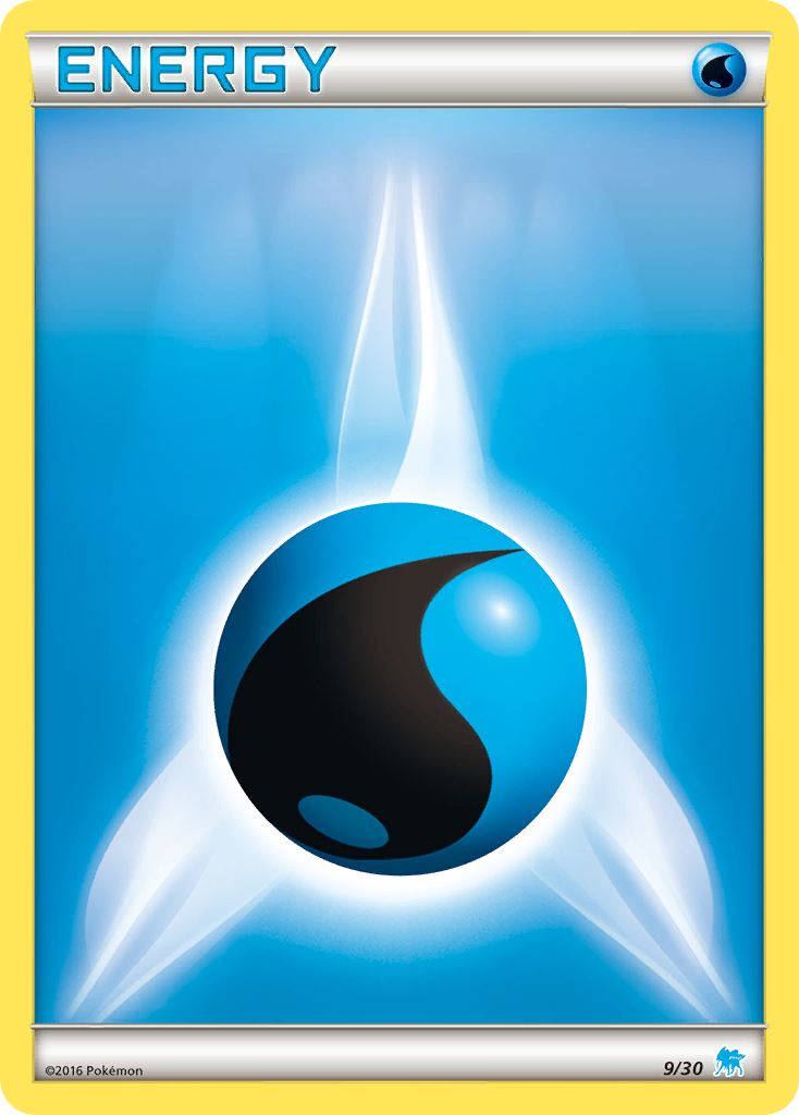 Water Energy Pokémon card