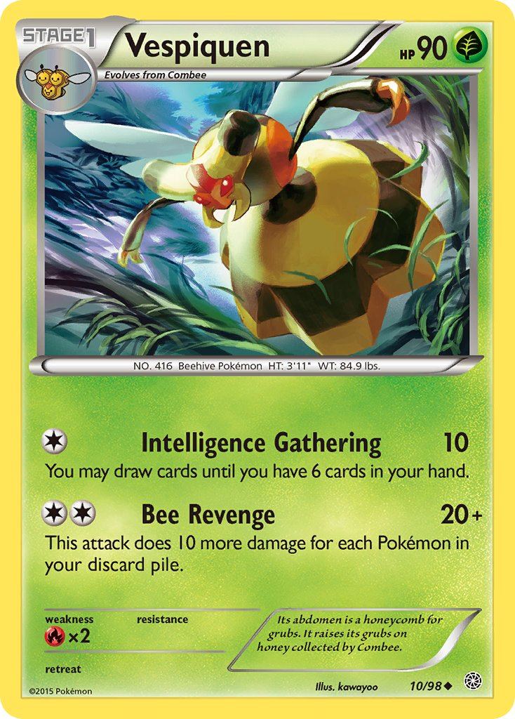 Vespiquen Pokémon card