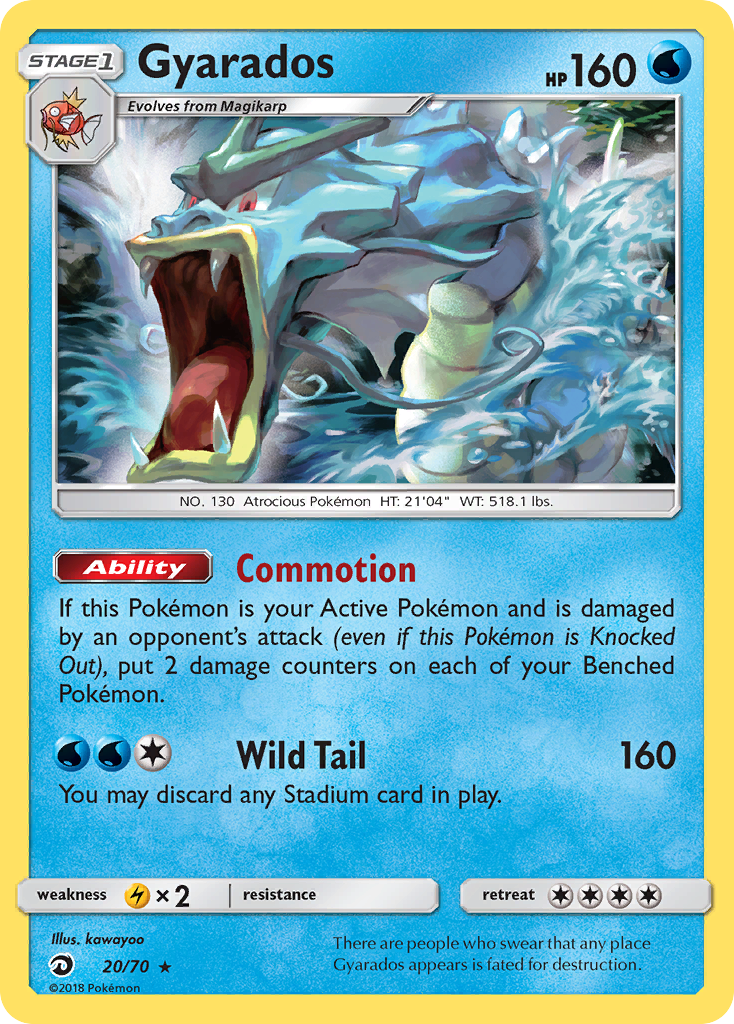 Gyarados Pokémon card