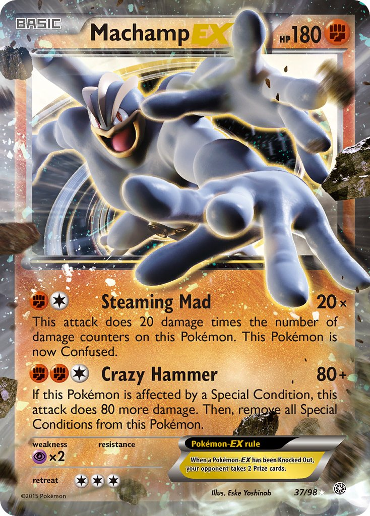 Machamp EX Pokémon card