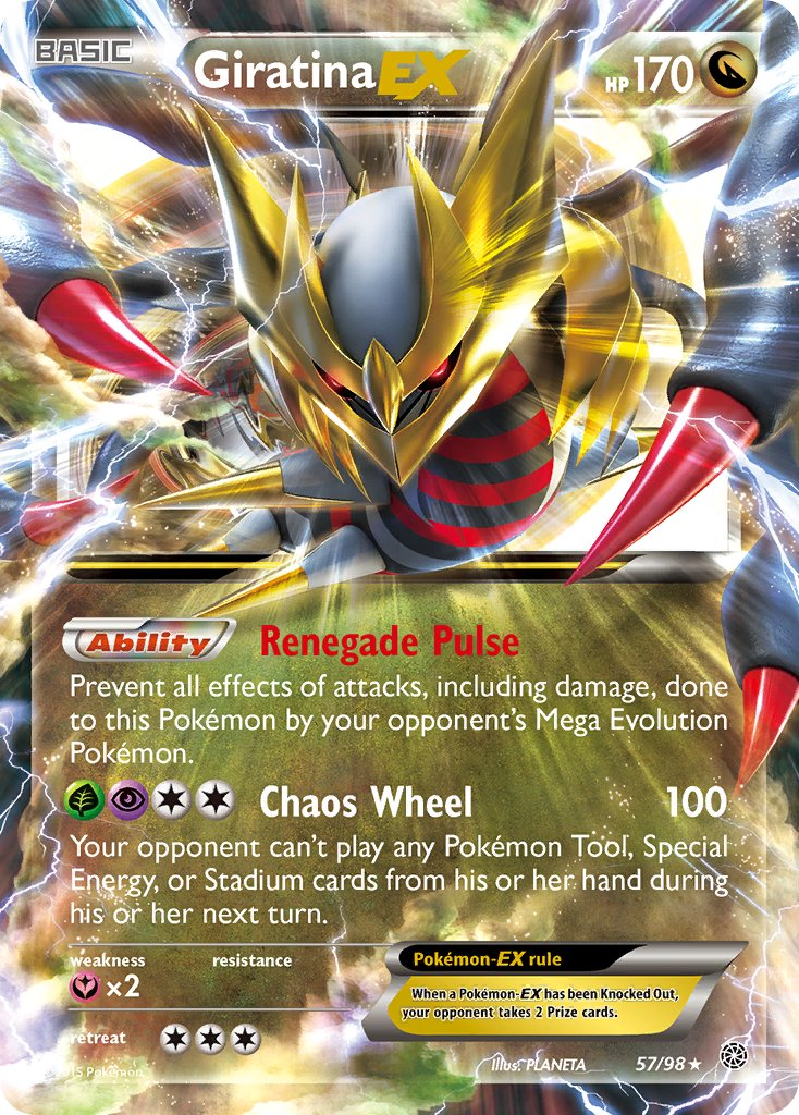 Giratina EX Pokémon card