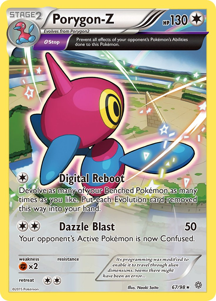 Porygon-Z Pokémon card