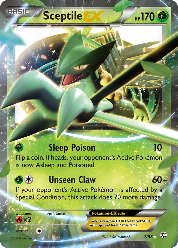 Sceptile EX Pokémon card