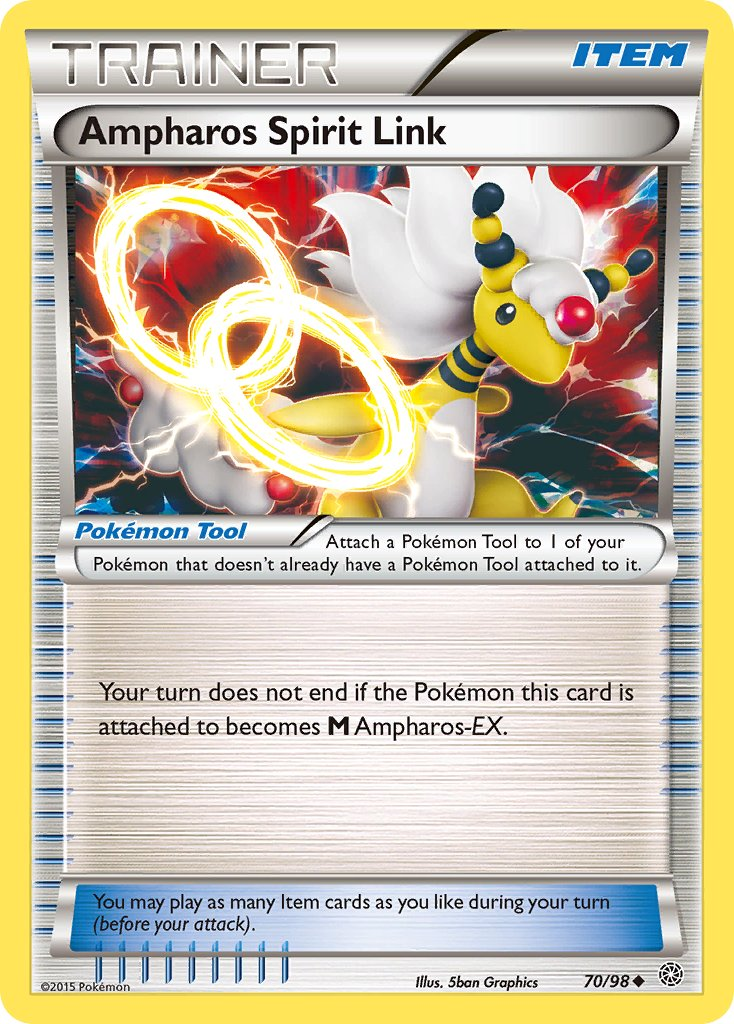 Ampharos Spirit Link Pokémon card