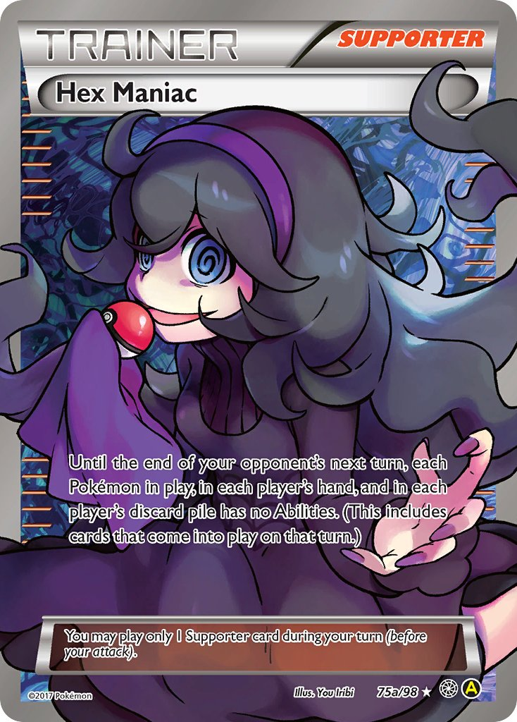 Hex Maniac Pokémon card