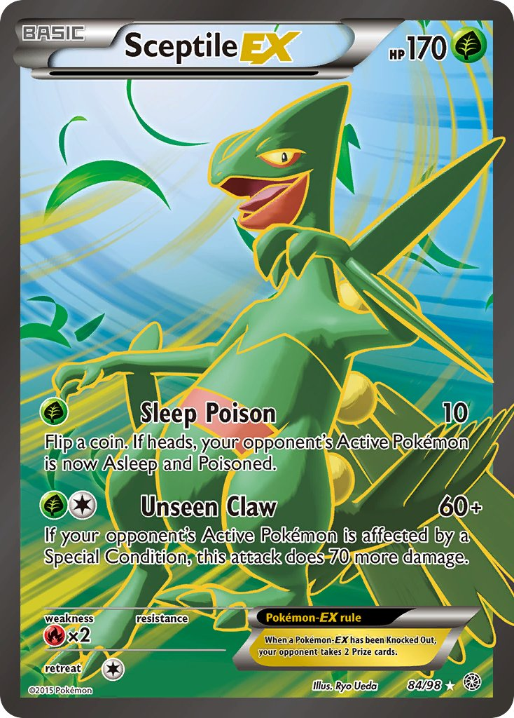 Sceptile EX Pokémon card