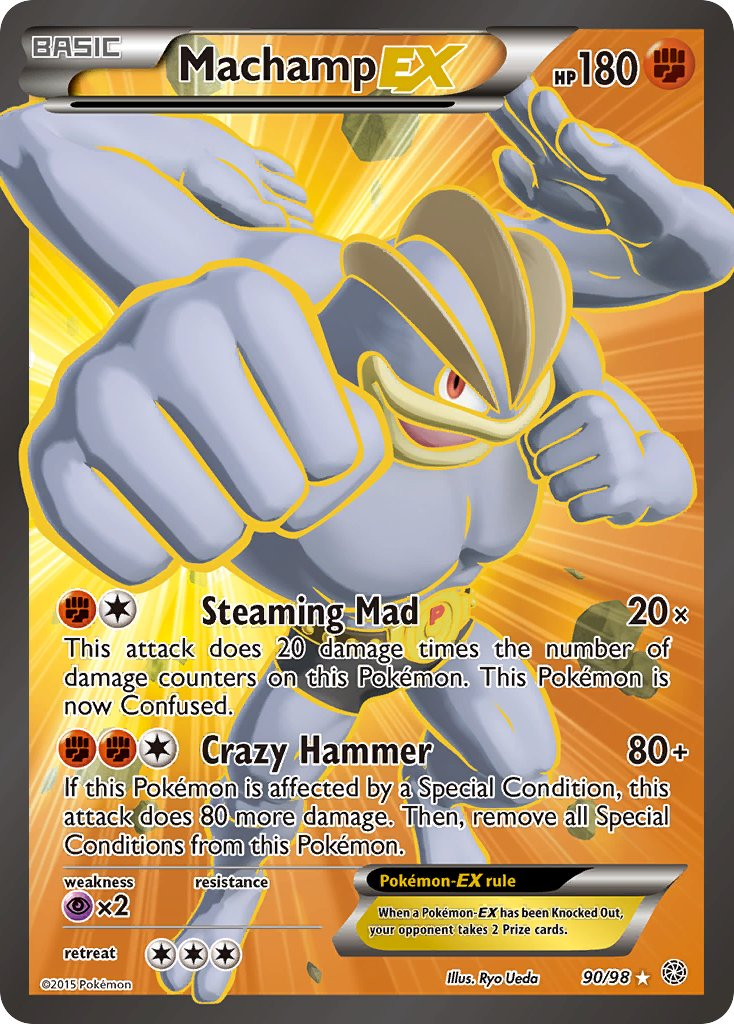 Machamp EX Pokémon card