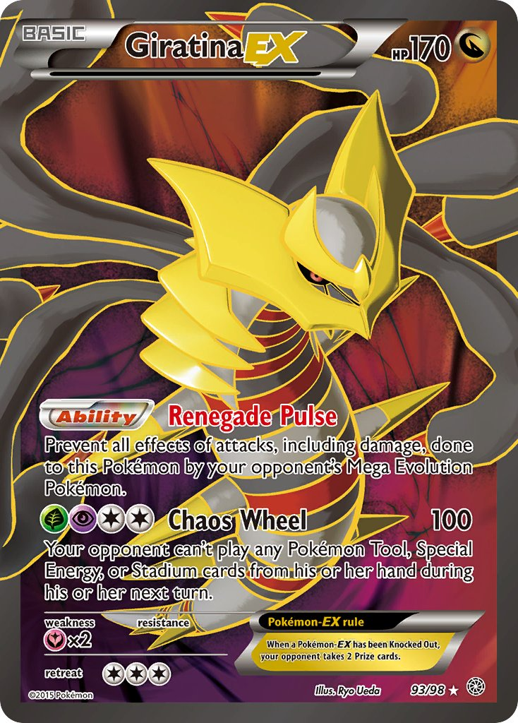 Giratina EX Pokémon card