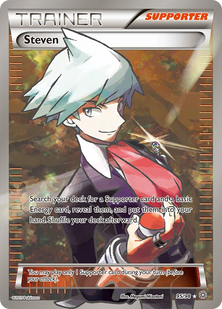 Steven Pokémon card