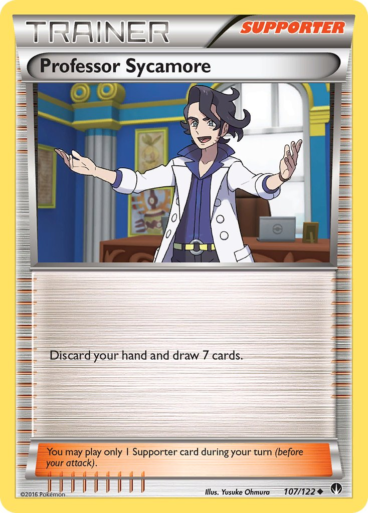 Professor Sycamore Pokémon card