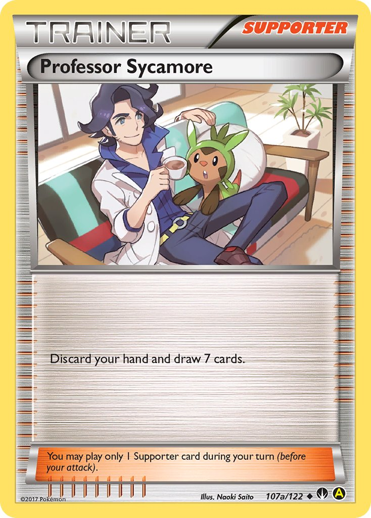 Professor Sycamore Pokémon card
