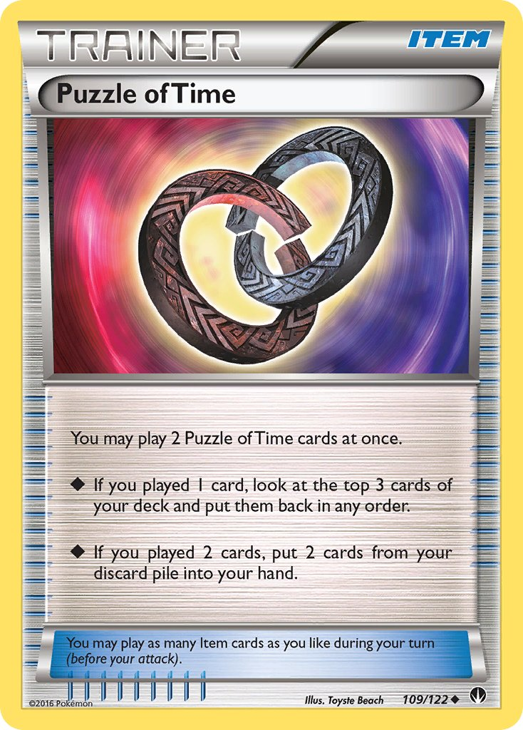 Puzzle of Time Pokémon card