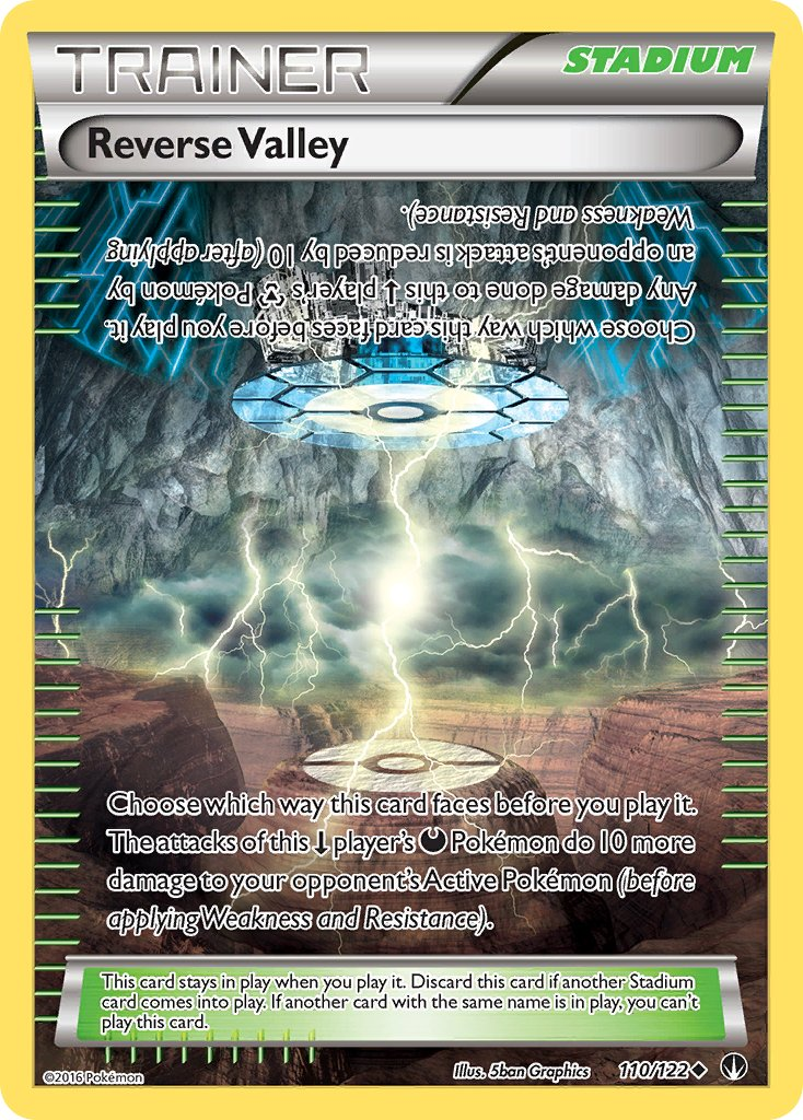 Reverse Valley Pokémon card