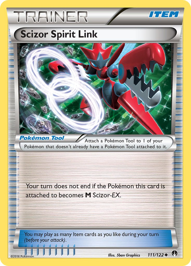 Scizor Spirit Link Pokémon card
