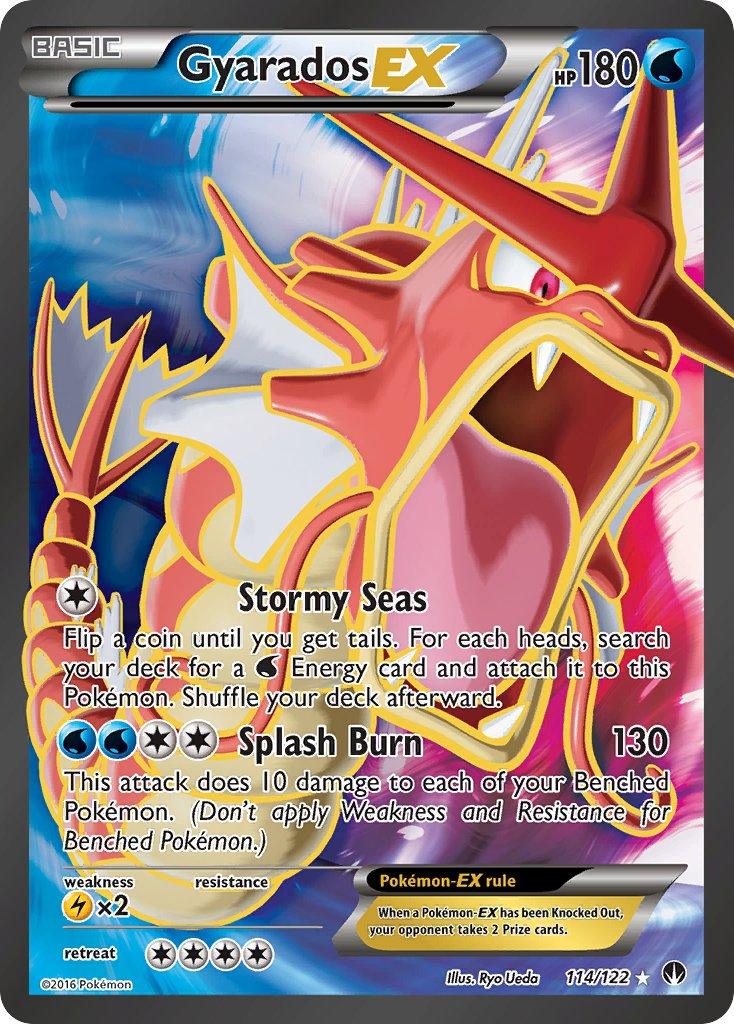 Gyarados EX Pokémon card