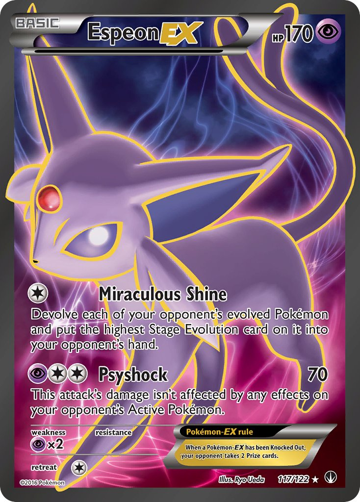 Espeon EX Pokémon card