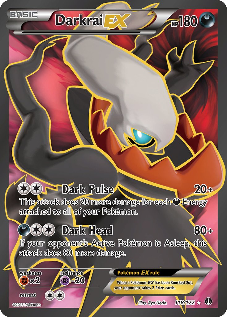 Darkrai EX Pokémon card