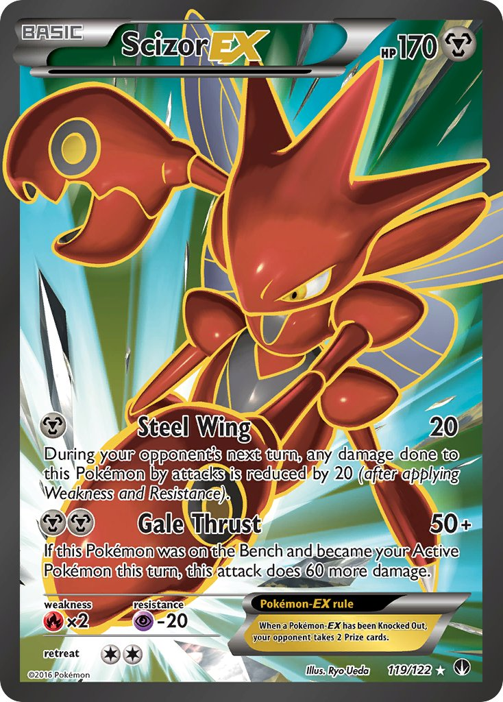 Scizor EX Pokémon card