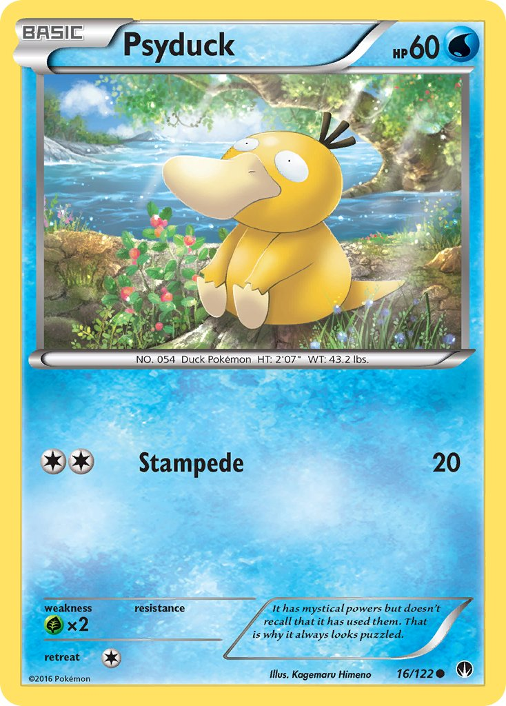Psyduck Pokémon card