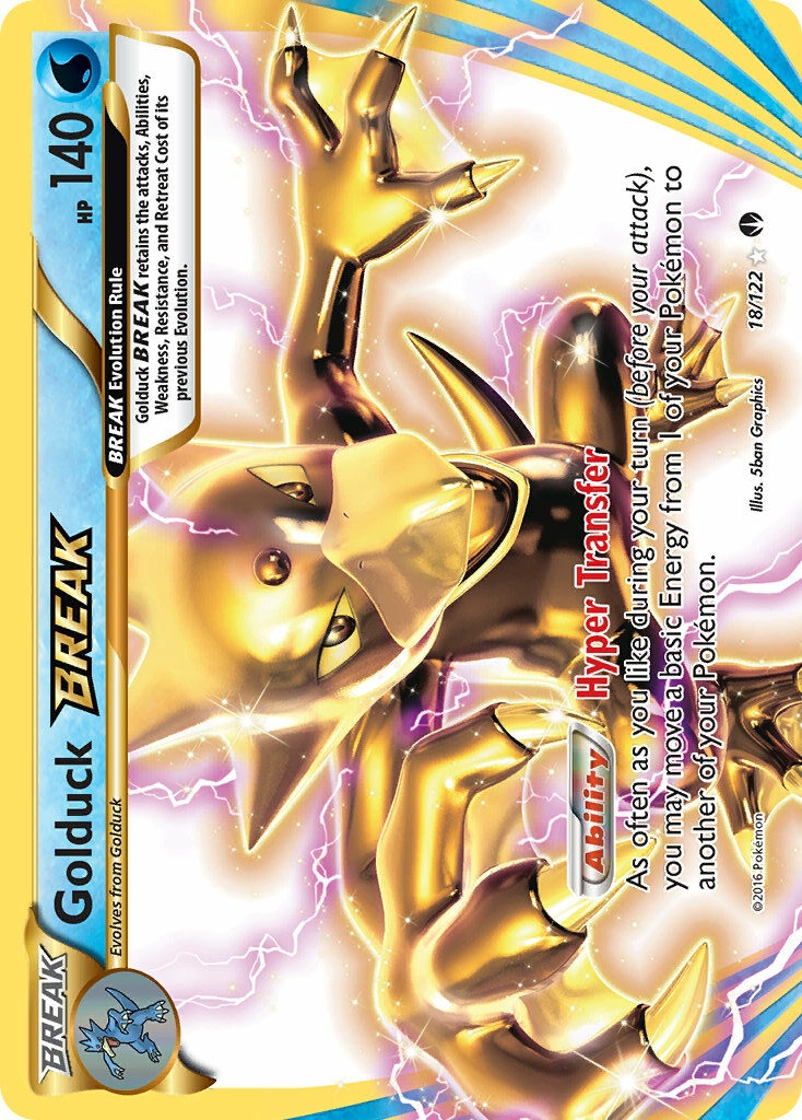 Golduck BREAK Pokémon card