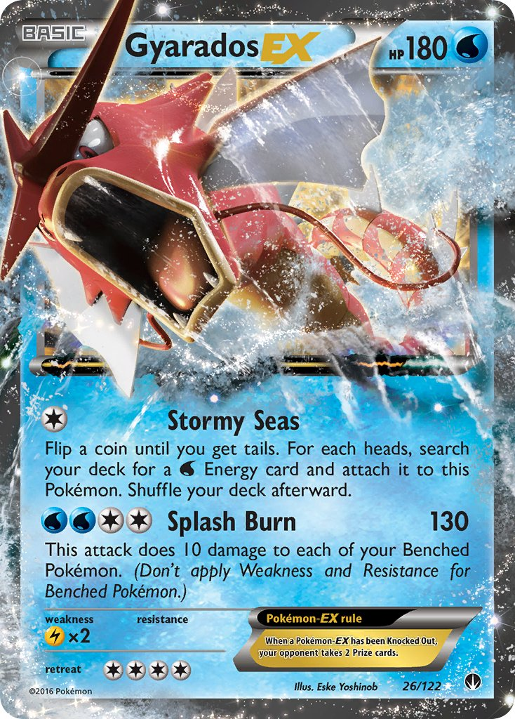 Gyarados EX Pokémon card