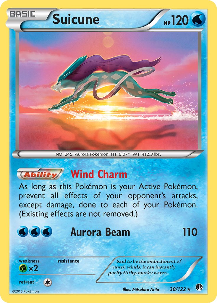 Suicune Pokémon card