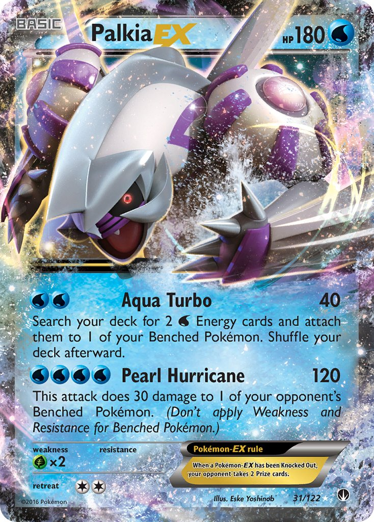 Palkia EX Pokémon card
