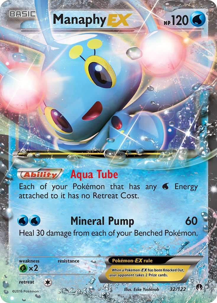 Manaphy EX Pokémon card