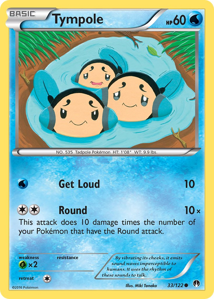 Tympole Pokémon card