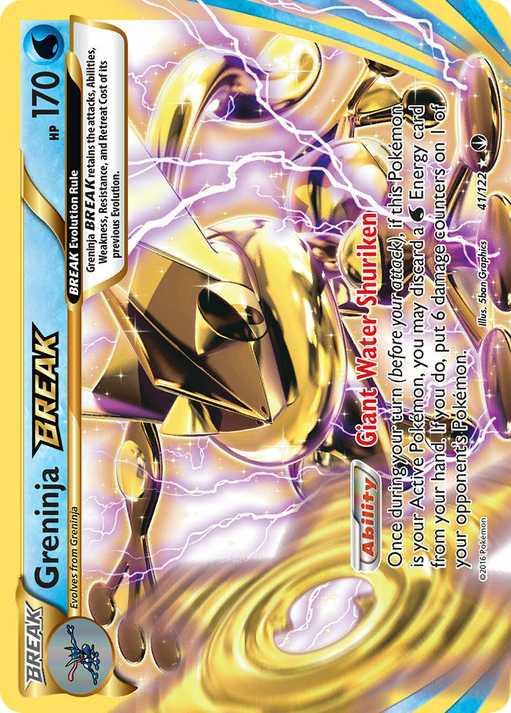 Greninja BREAK Pokémon card