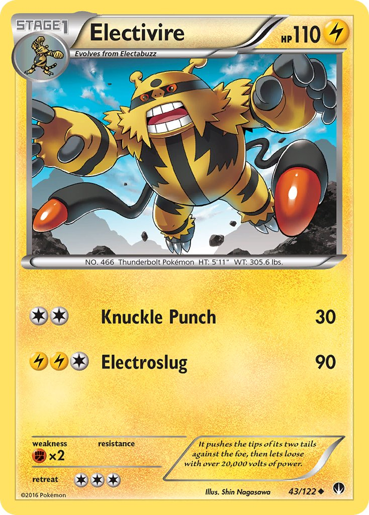Electivire Pokémon card