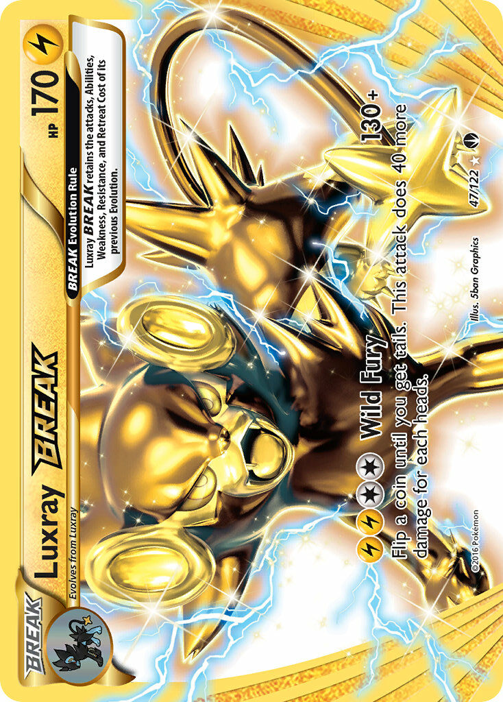 Luxray BREAK Pokémon card