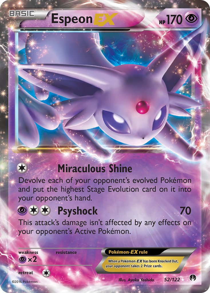 Espeon EX Pokémon card