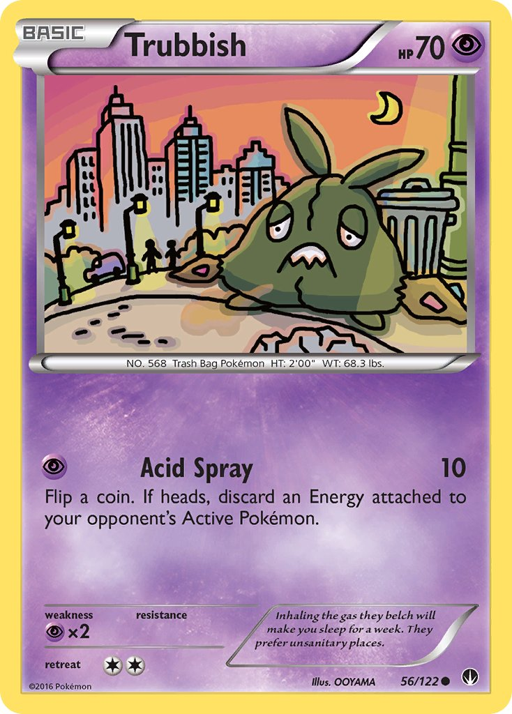 Trubbish Pokémon card