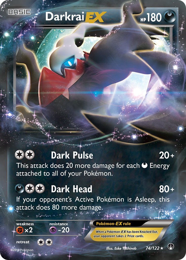 Darkrai EX Pokémon card